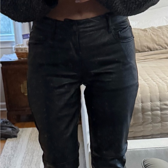 Urban Outfitters Faux Black Leather Pants - Picture 8 of 9